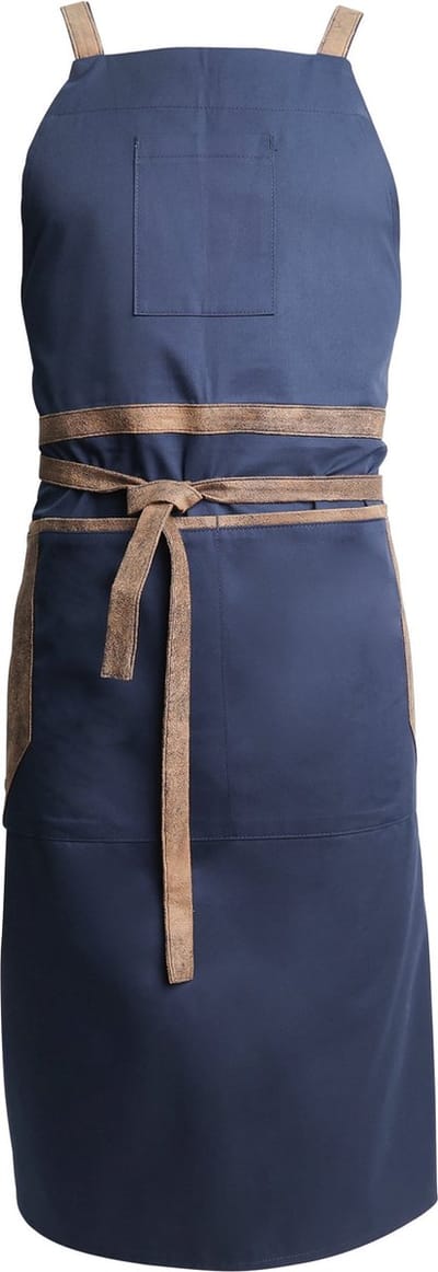 Pavelinni |Barcelona | Halter Horecaschort | Crossbody | Blauw