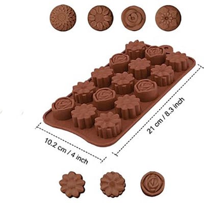 Actie4you® - Bloem Bakvorm - Chocoladevorm - Bonbonvorm - Siliconen bakvorm - Bloemen - Ijsblokjes - Mal