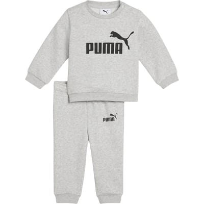 PUMA MINICATS ESS Crew Set FL INF Unisex Trainingspak - light gray heather