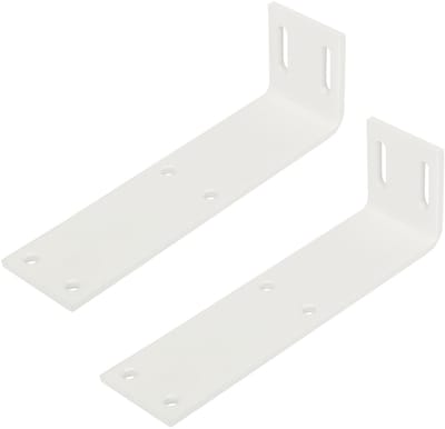 2 stuks SOTECH Ondersteuning Hoek 200 x 60 x 50 mm Staal wit gelakt Muurbeugels incl Montagemateriaal Plankbeugels Bevestigingsmateriaal