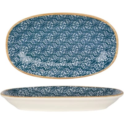Bonna Serveerschaal - Lupin - Porselein - 24x14 cm - set van 2