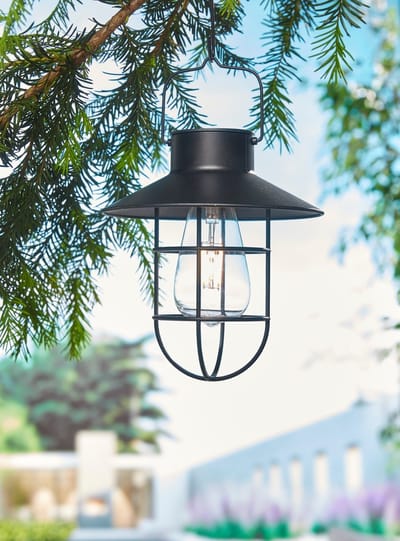 Luxform - solar Wigan neutral black (3 pieces)