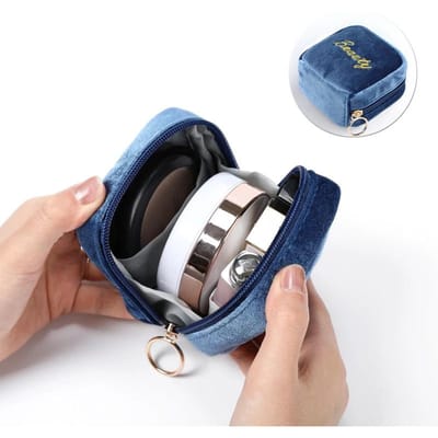 Nieuwe geborduurde brief cosmetische tas vrouwen kleine lippenstift oortelefoon maandverband opberg organizer case toilet make-up tassen