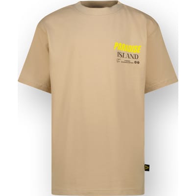 Vingino Boys Hitto T-shirt Dune Sand Size: 10 | T-shirts Outlet | Unisex | Beige