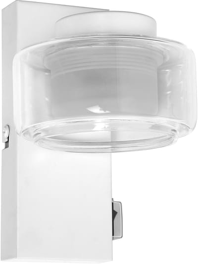 OSRAM ORBIS Flame wand- en plafondlamp met LED, wit, 5,5W, 350lm, 3000/4000K, kleurtemperatuur instelbaar via wandschakelaar (koud wit en warm wit), IP44 bescherming tegen vreemde voorwerpen en spatwater