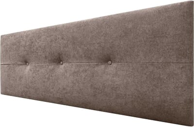 Hoofdbord Gestoffeerd - Luxe Bed - Slaapkamer Decoratie - Vlekbestendige Stof - 145 cm - Bruin