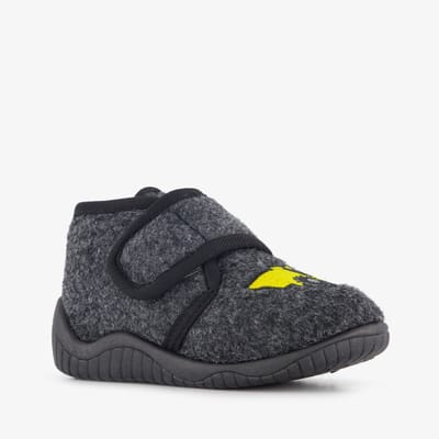 Thu!s jongens pantoffels met gele truck grijs - Maat 20 - Sloffen