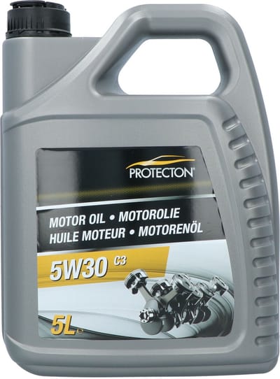 Protecton Motorolie 5W-30 C3 – Synthetisch - Voor benzine-, LPG- & dieselmotoren – Mid-SAPS brandstof besparend – Speciaal ontwikkeld voor pompverstuiver dieselmotoren - Verminderde vorming van verbrandingsresten – 5 Liter