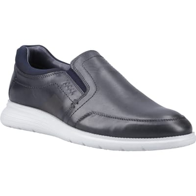 Pod Holden Leer/Textiel Heren Trainers Navy