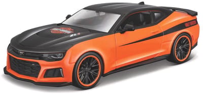 Maisto Chevrolet Camaro - Modelauto - Schaal 1:24 - Oranje/Zwart