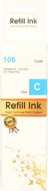 FLWR - Inktfles / 106 Ecotank / Cyaan - Geschikt voor Epson
