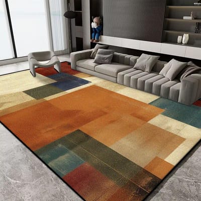 Europees Stijl Grote Woonkamer Kleden Huisdecoratie Luxe Slaapkamer Kort Velours Tapijt Wasbare Mat voor Vloer Lounge Kleed 60*90cm