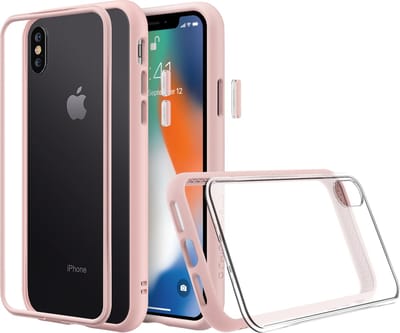 Rhinoshield MOD NX Telefoonhoesje geschikt voor Apple iPhone XS Max Shockproof Hardcase Hoesje - Blush Pink