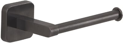 Toiletpapierhouder voor badkamer, pistool metaal, roestvrij staal, zelfklevend, zonder boren, 14,3 x 6,9 x 4,7 cm