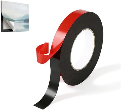 Extra sterk dubbelzijdig plakband van acrylschuim, waterdicht en temperatuurbestendig voor decoratie en bevestiging van ledstrips in huis, kantoor en auto (12-13 mm)