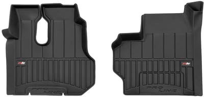 Frogum 3D Rubberen Vloermatten Set – Geschikt voor MERCEDES-BENZ Actros MP3 2007-2011 – TPE Premium Kwaliteit – Extra Hoge Rand 6 cm – Geurloos – Zwart