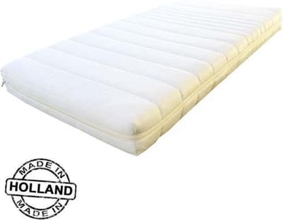 Slaaploods.nl Galaxy - Baby Matras - 60x120x14 cm - Soft - Wit