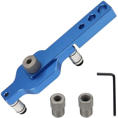 3 in 1 boorlocator puncher gereedschap zelfcentrerende pluggen boorset 6/8/10 mm gaten ponsen Set A(Without Drill Bits)