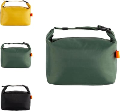 Isolerende Lunchtas met Dikke Film, Lekvrije Thermotas voor Werk, School en Picknick, Ruime Koeltas met Verstelbare Schouderband voor Dames en Heren (Groen)