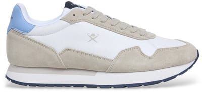 Hackett London Vector effen leren sneakers