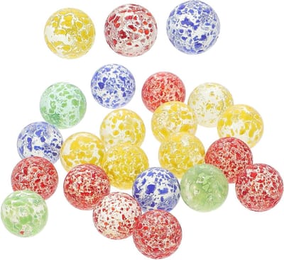 Glazen Knikkers - Speelgoed Ballen - Spel & Decoratie - Klassiek Vintage Gevoel - 100 Stuks - Multicolor