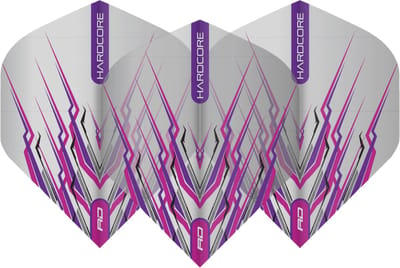 Red Dragon Peter Wright Hardcore Mohawk Purple - Dart Flights
