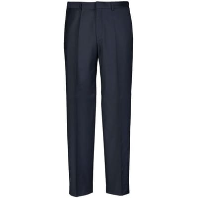 Roy Robson Broek Uni Stretch Elastic Waistband Flat-Front Donker Blauw / male