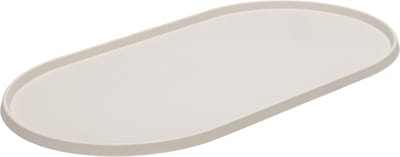 Designed by Lotte Oona Placemat Hond/Kat - Placemat voerbak - Vaatwasserbestendig - Silicone - Beige - 55x30x1,7 cm