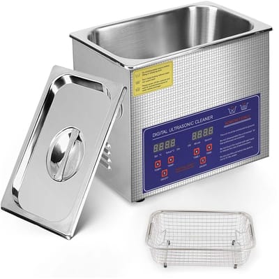 Ultrasoon Reiniger - Reinigingsapparaat - Sieraden Reinigen - Met Verwarming - 3L - Zilver