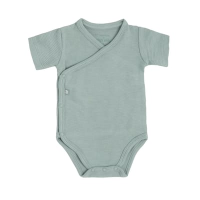 Baby's Only Rompertje Pure - Dusty Green - 62 - 100% ecologisch katoen - GOTS