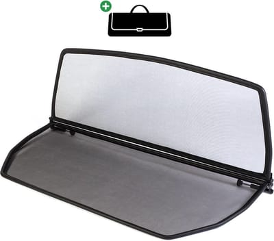 Windscherm Renault Megane 1 | 1995-2003 | incl. luxe opbergtas | Zwart