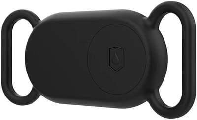 Siliconen Tracker Houder Zwart Geschikt voor Samsung Galaxy SmartTag 2