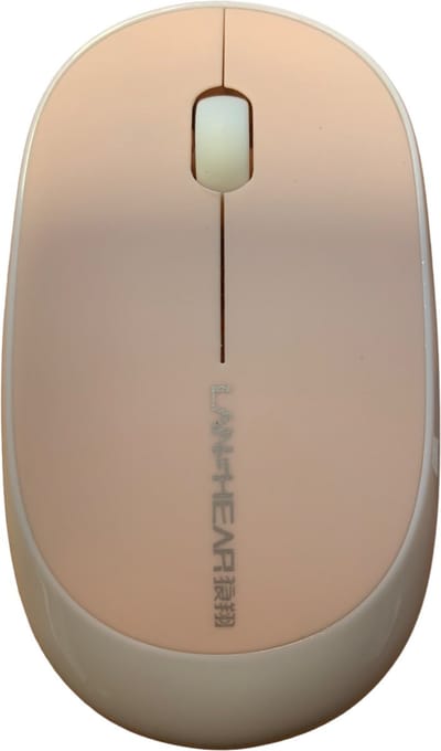 Draadloze Muis /Wireless mous hoge kwaliteit kleur Rose-wit