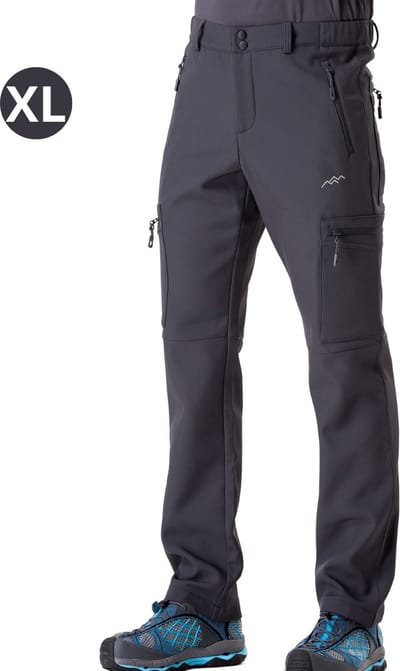 Nivard Skibroek - Skipak - Snowboard Broek - Winterbroek - Sneeuwbroek - Heren - Wintersport - Outdoor - Grijs - Maat XL