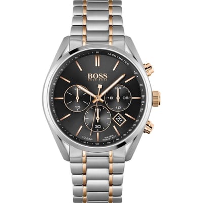 Hugo Boss - Heren Horloge Champion - Zilver