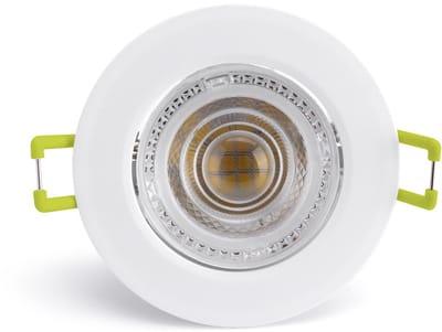 Integral LED Inbouwspot 5.5W 550lm Dim-to-warm + switch IP44 Kantelbaar | Zaagmaat 6.8cm | Geen fitting | Warm Wit naar Zeer Warm Wit | 5.5 watt | 30.000 Branduren