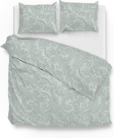 Zohome Paisley-di-Lino Dekbedovertrek - Tweepersoons - Katoen - 200x200-220cm - Groen