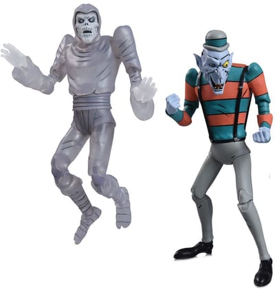 NECA Teenage Mutant Ninja Turtles: Saturday Morning Adventures Action Figure 2-Pack Creepy Eddie & Shibano-Sama 17 cm Action Figuur