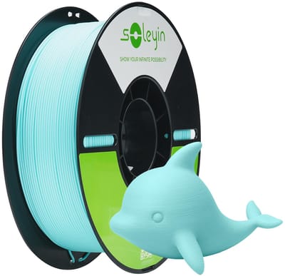 Creality Ultra 3D-printers PLA Filament - Blauw - 1,75 mm - 1 kg - Hoge Snelheid 30-300 mm/s - Milieuvriendelijk - Voor de meeste 3D-printers Creality Ender K1, K1C, K2 Plus - 3D-printverbruiksartikelen - Ocean Blue - 3D Printer Filament