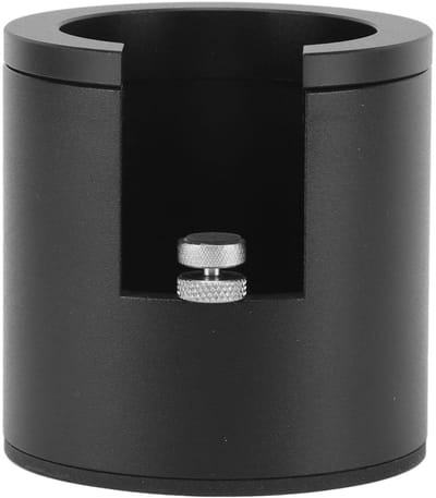Allecto - Portafilterhouder - Hoogte verstelbaar - Aluminiumlegering - Zwart - Koffiestamper - Geschikt voor espresso - Koffieaccessoire