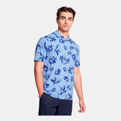 Under Armour Golf Iso-chill Edge Korte Mouw Poloshirt Blauw L Man