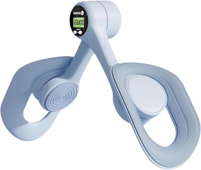 Heuptrainer - Binnendijtrainer Bekkentrainer - Bekkenbodemtraining - 360 graden rotatie - 35x25cm - Blauw