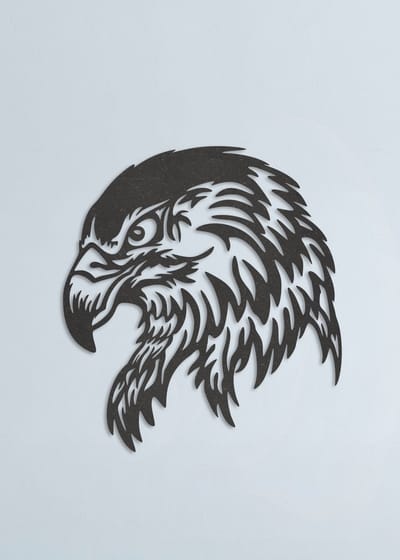 Wanddecoratie dieren | Adelaar - M (36x40cm)