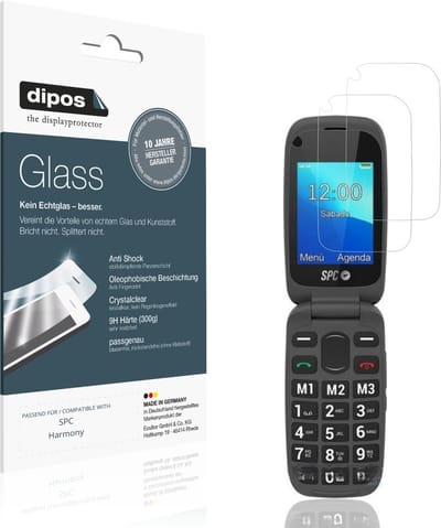 dipos – 2x Pantserfolie geschikt voor SPC Harmony | 9H Screenprotector