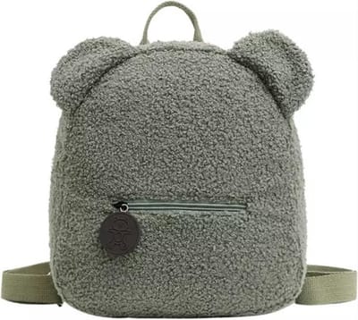 CHPN - Rugzak - Teddy rugzak - Teddy tas - Kindertas - Superzachte tas - Berentas - Schattige backpack - Groen - Tas met oortjes
