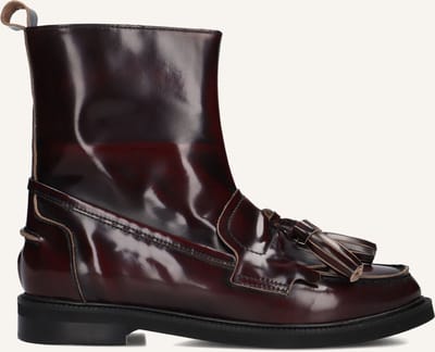 STEFANO LAURAN 12219 Enkellaarsjes - Enkelboots met rits - Dames - Rood - Maat 37,5