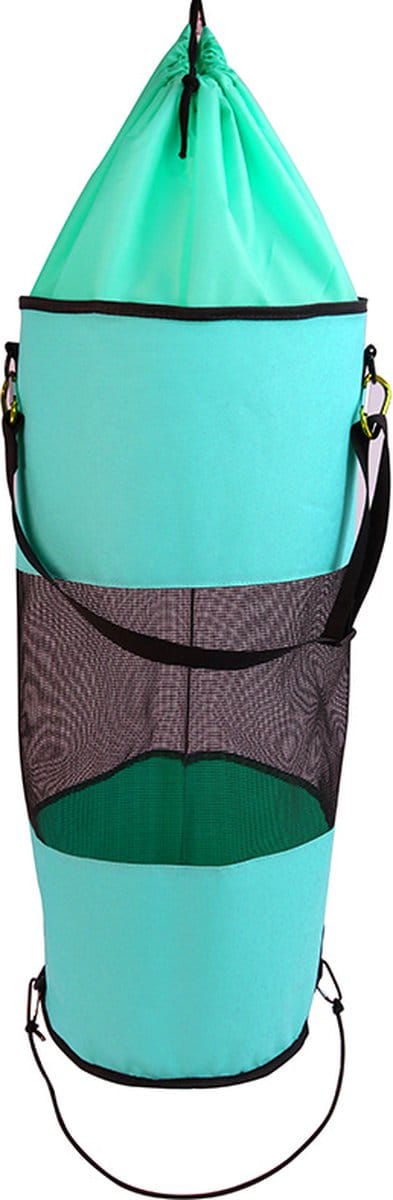 Duurzame - Boot Tas - Accessoires - Jumpsuit - Prullenbak - Vuilniszak - Caravan- Camper - Opbergnet - Turqouise