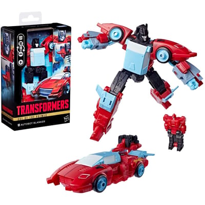 Transformers Age of the Primes Autobot Blanker, Deluxe Class 13 cm Converting Action Figure, Robot Toys for Ages 8+