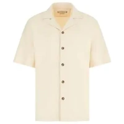 Guess M6gp10k3079 Overhemd Met Korte Mouwen Beige L Man