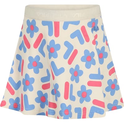 FILA Girls Landensberg Aop Skirt Incl. Shorts Antique White F Flo Größe: 86/92 | Röcke Outlet | Unisex | Weiß